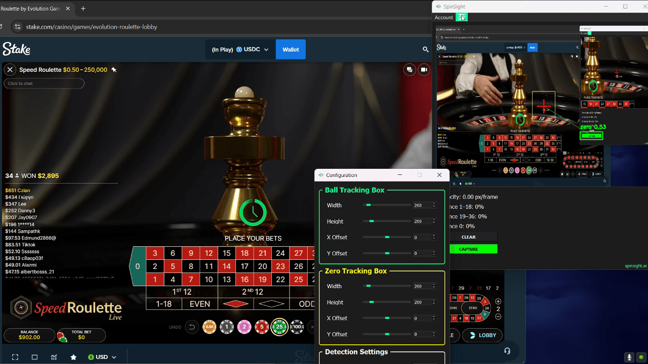 Optimal Camera Angle for Roulette Prediction Software